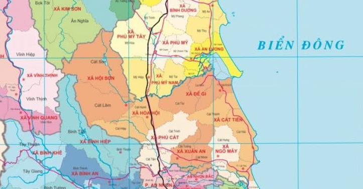 Phường/xã sáp nhập huyện Phù Cát, Bình Định thành Gia Lai