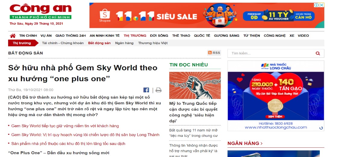 báo công an nói về gem sky world